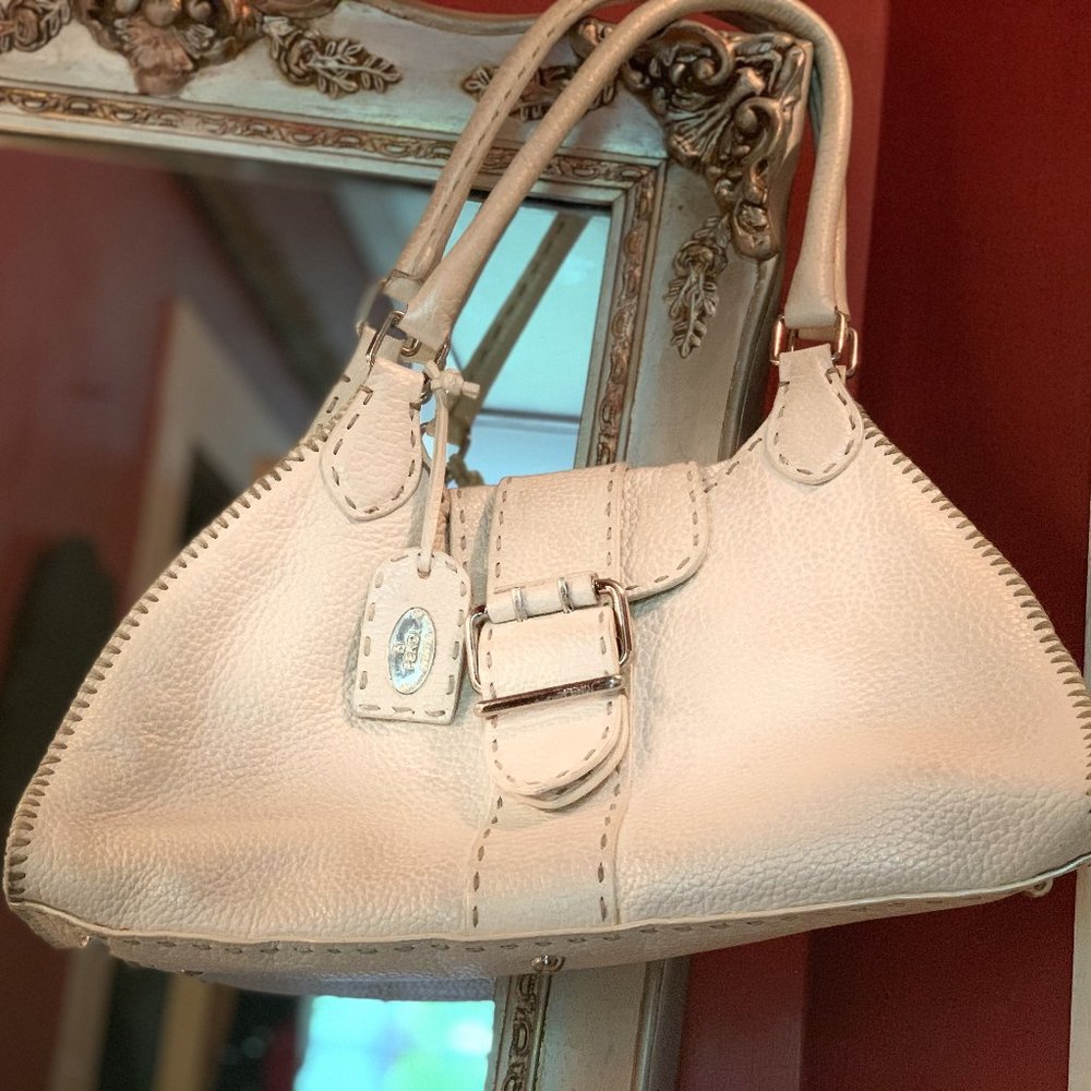 Fendi Selleria Platinum Handbag